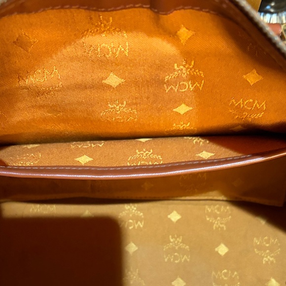 MCM Cognac Visetos Satchel - Picture 12 of 14